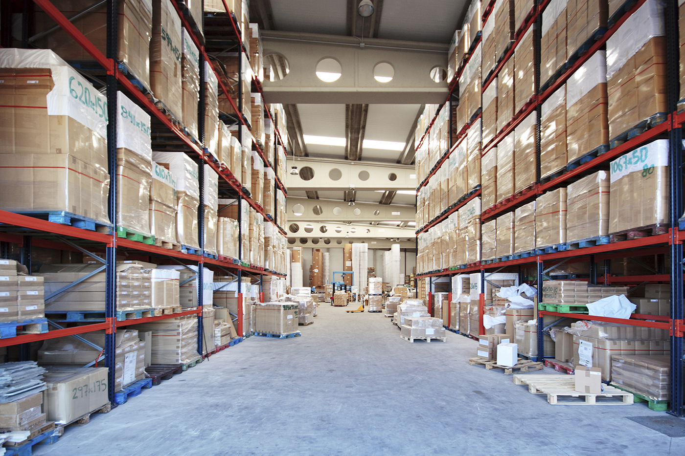 Logistics Supplier Boxes Warehouse