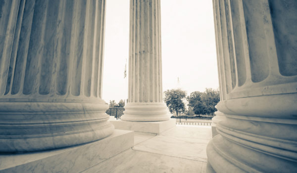 The US Supreme Court And Capitol Building Washington DC