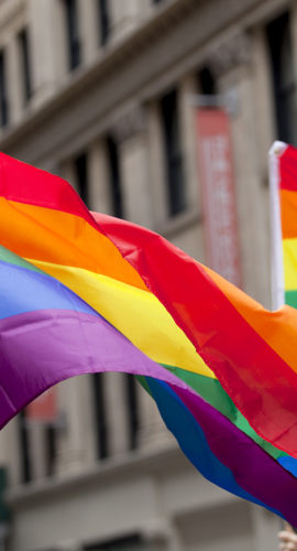 New York City Pride Parade Flags